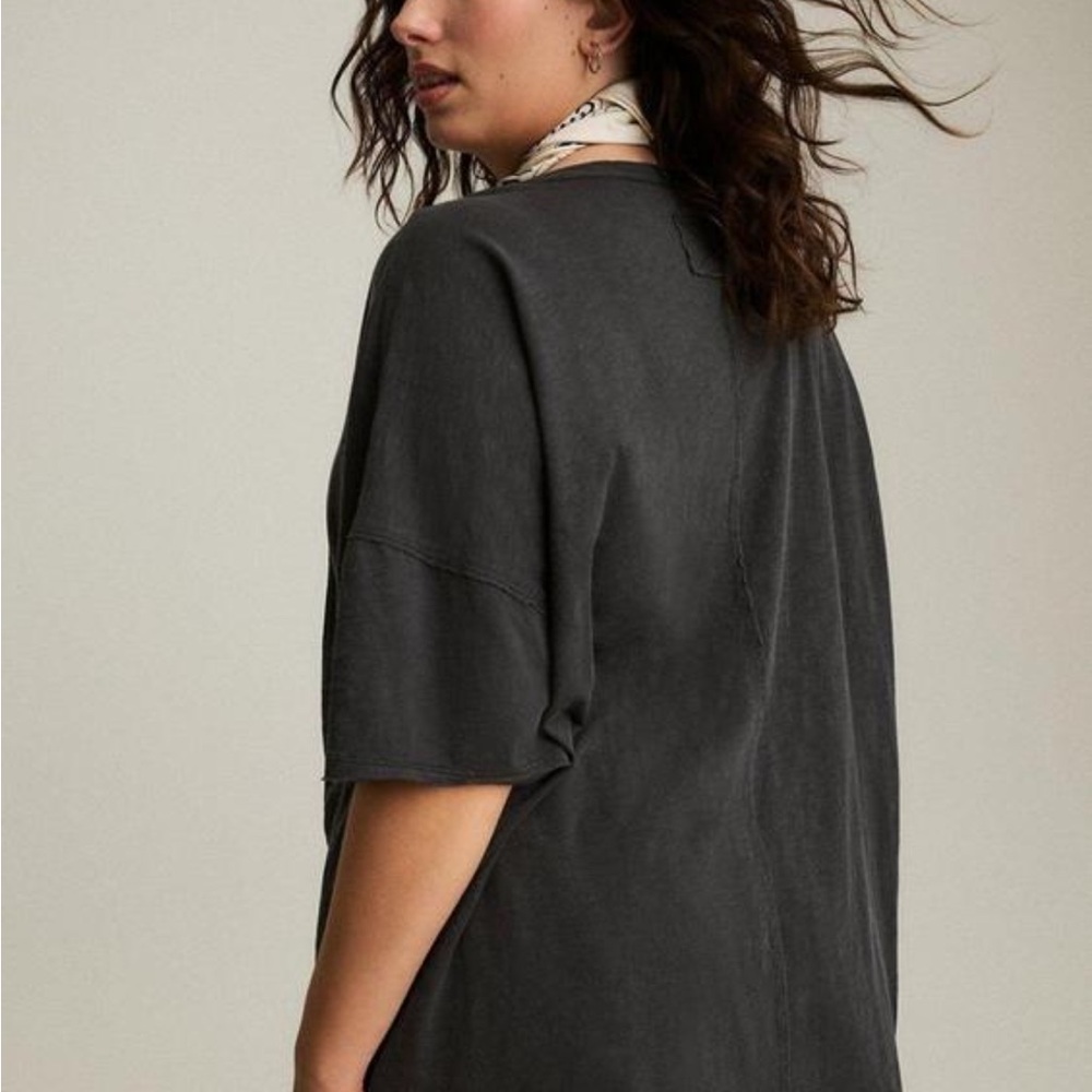Torrid Festi Chic Oversized Black T-Shirt Size 00 - Picture 2 of 3